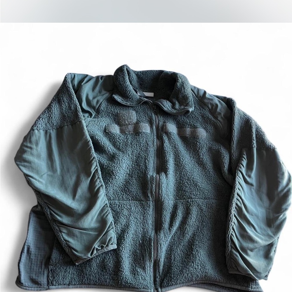 Men's Green Fleece Jacket